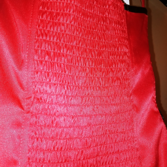 Satin & Leather Bustier - Worn once- Perfect Condition!! FINAL DROP! - Picture 5 of 8